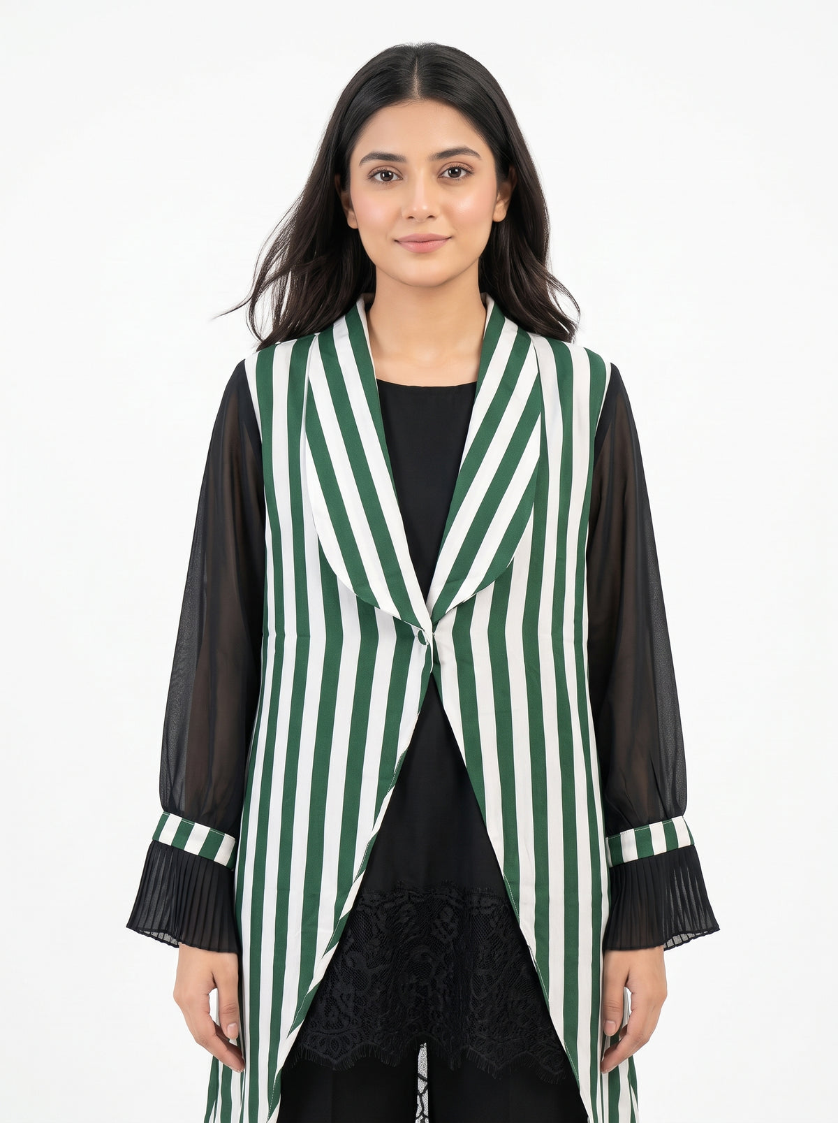 Verde Stripe Women's Top