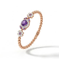Amethyst Bloom Bracelet