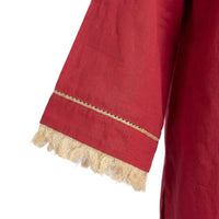 Red Festive Party Wear Co-Ord