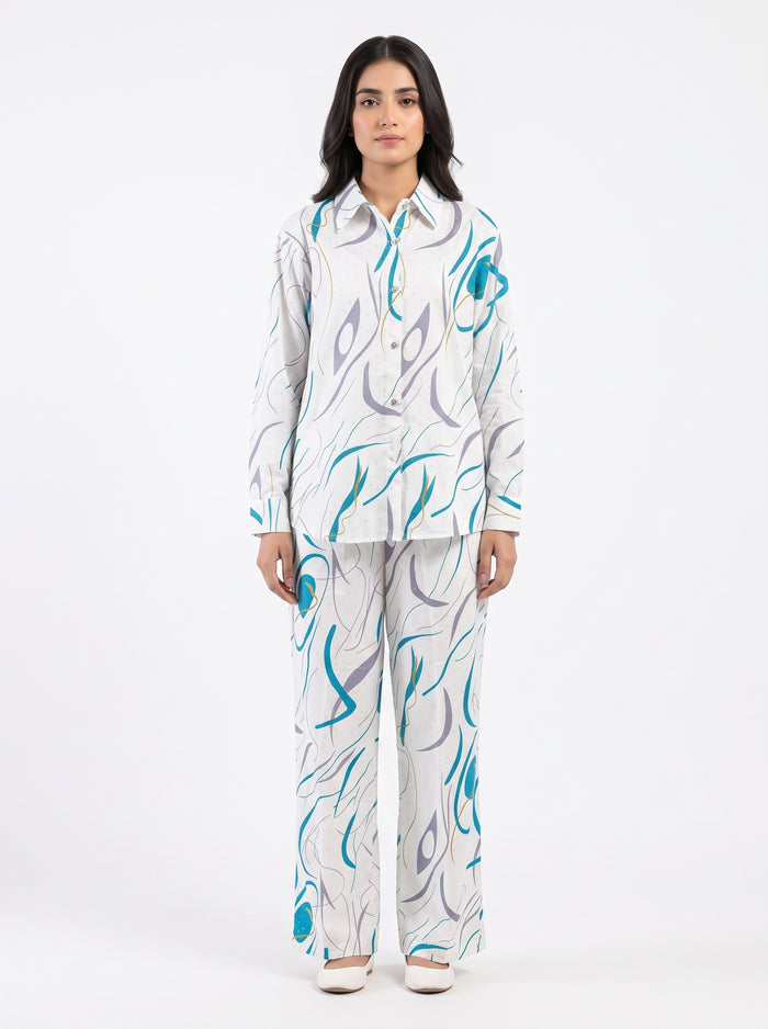 Aqua Stroke Women's Co-Ord
