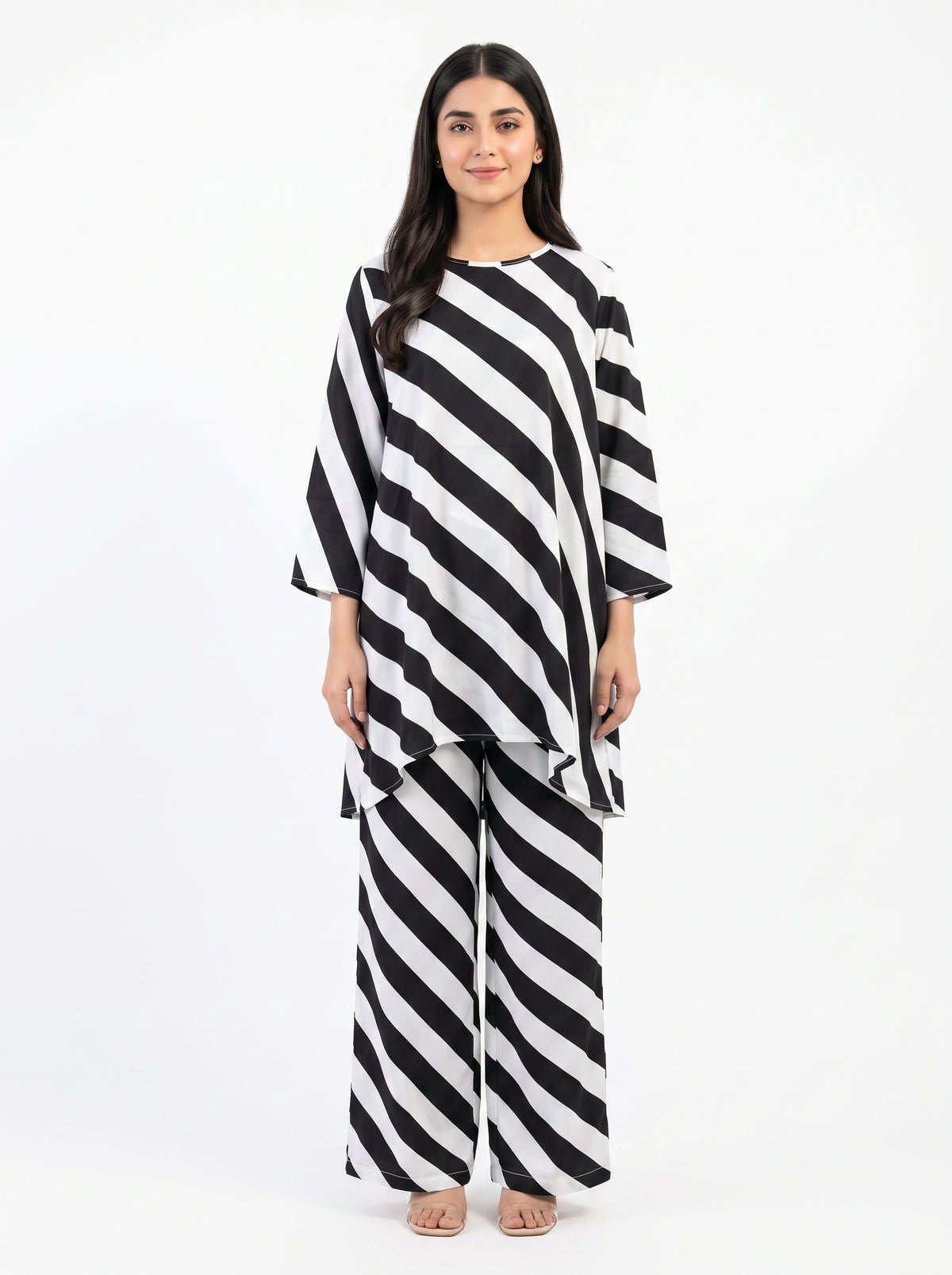 Monochrome Wave Women's Co-Ord