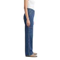 Deep Blue Cargo Jeans