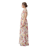 Bloom Ruffle Chiffon Maxi