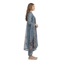 Mohagni Andaz Azure Bloom – 3PC Lawn Suit