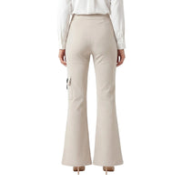 Stone Utility Flare Trouser