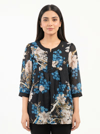 Noir Bloom Women's Top