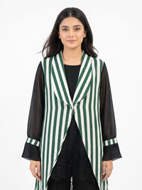Verde Stripe Women's Top