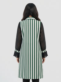 Verde Stripe Women's Top